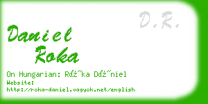 daniel roka business card